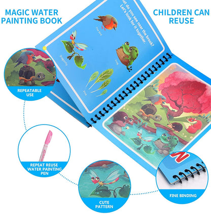 Magic Water Coloring Doodle Book ( Set of 3/5)