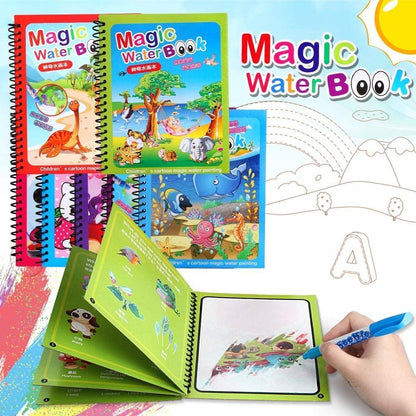 Magic Water Coloring Doodle Book ( Set of 3/5)