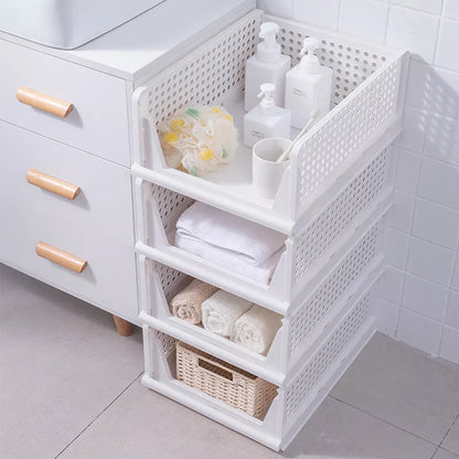Foldable and Stackable Closet Organizer Drawer