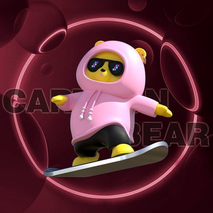 Ski Bear For Car