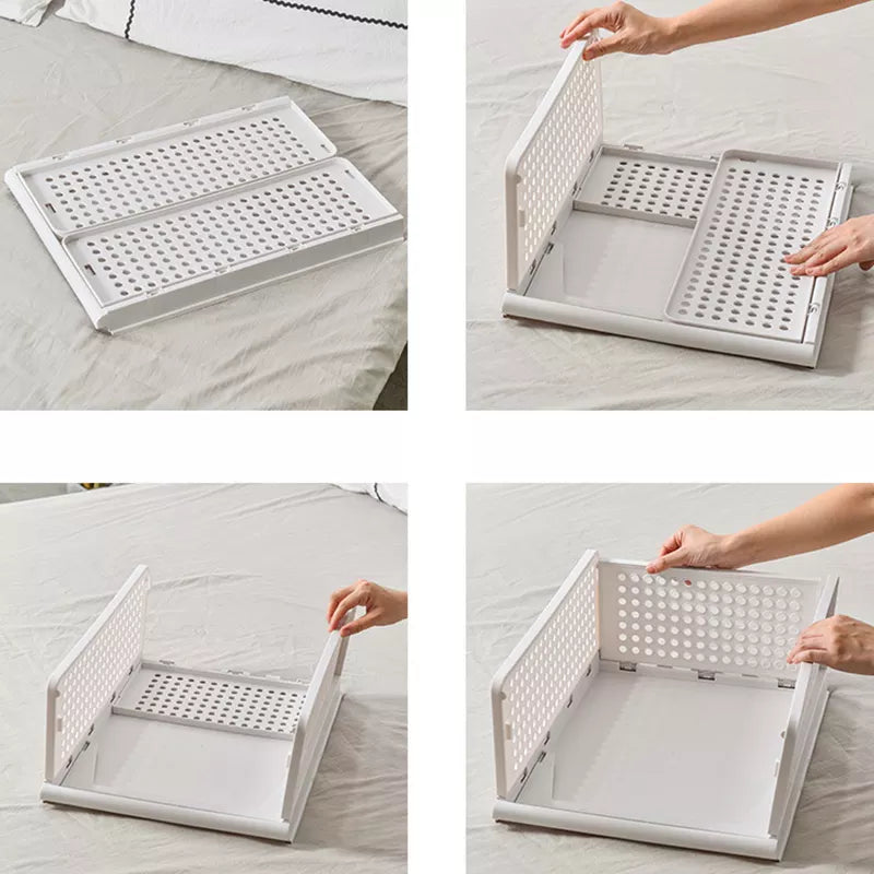 Foldable and Stackable Closet Organizer Drawer