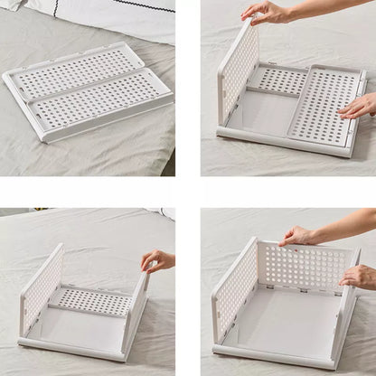 Foldable and Stackable Closet Organizer Drawer