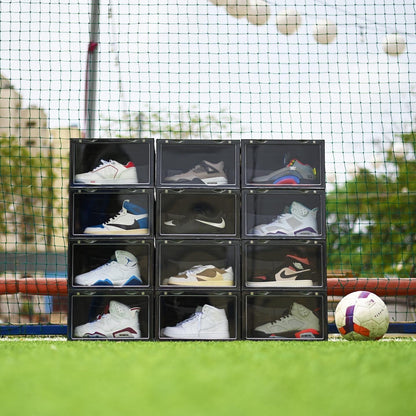 Stackable Shoe Organizer (BLACK) (Side Drop)