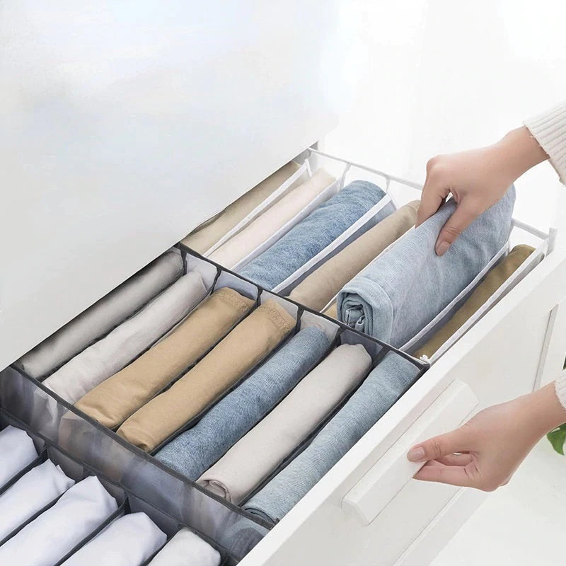 Wardrobe Clothes Compartment Boxes / Jeans Storage Box (35 X 25 X 20 CM)