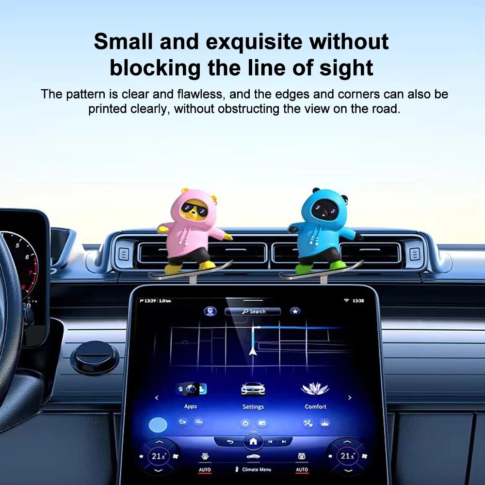 Ski Bear For Car