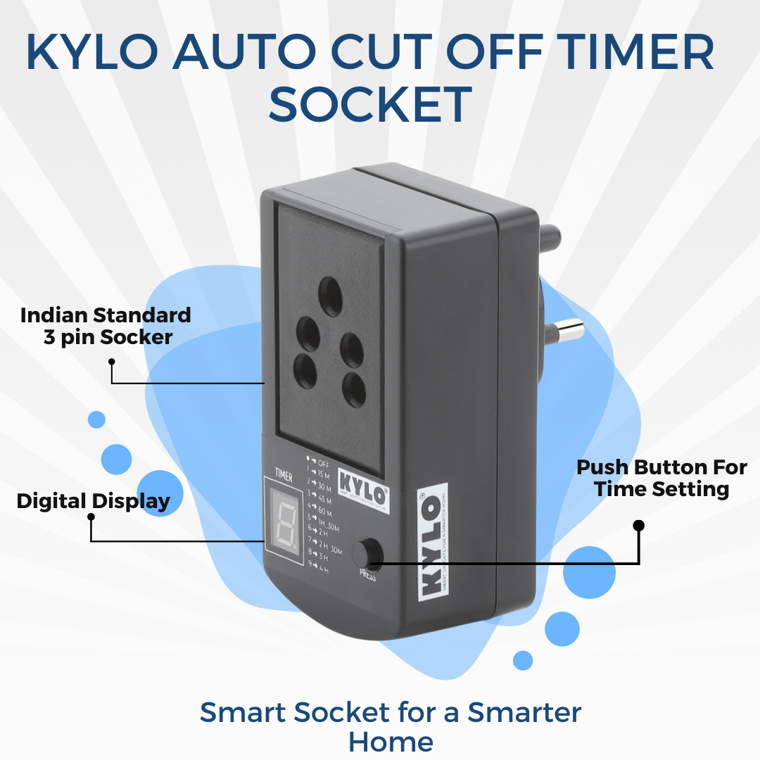Automatic Timer Socket + Mobile Holder