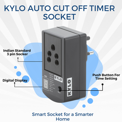 Automatic Timer Socket + Mobile Holder